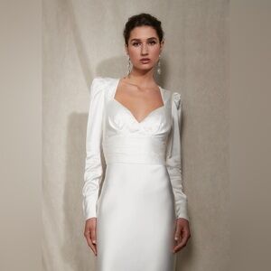 Rebecca Vallance Eloise Silk Midi Dres